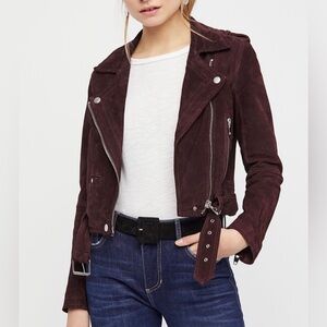 BlankNYC suede moto jacket